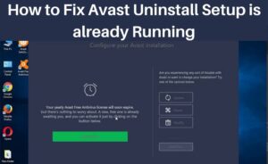 Avast setup is already running как удалить