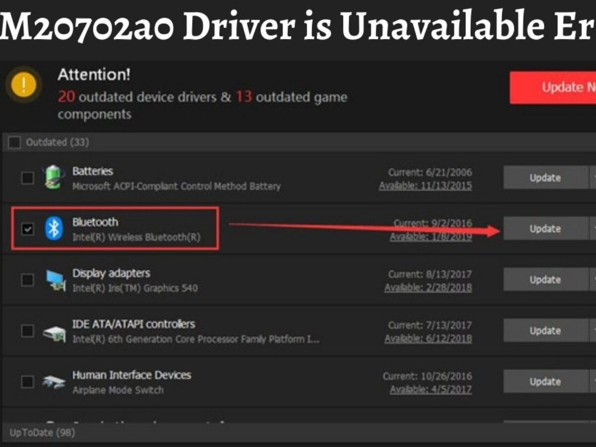 bcm20702a0 driver hp download