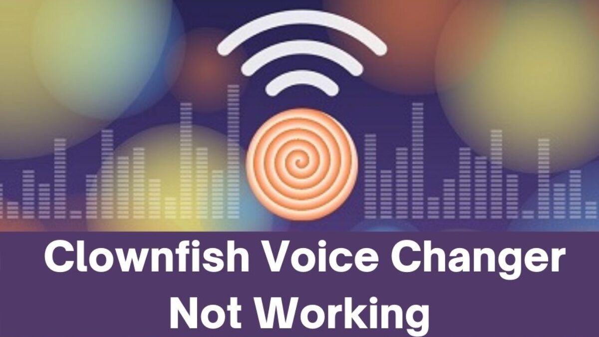 clownfish voice changer discord not working
