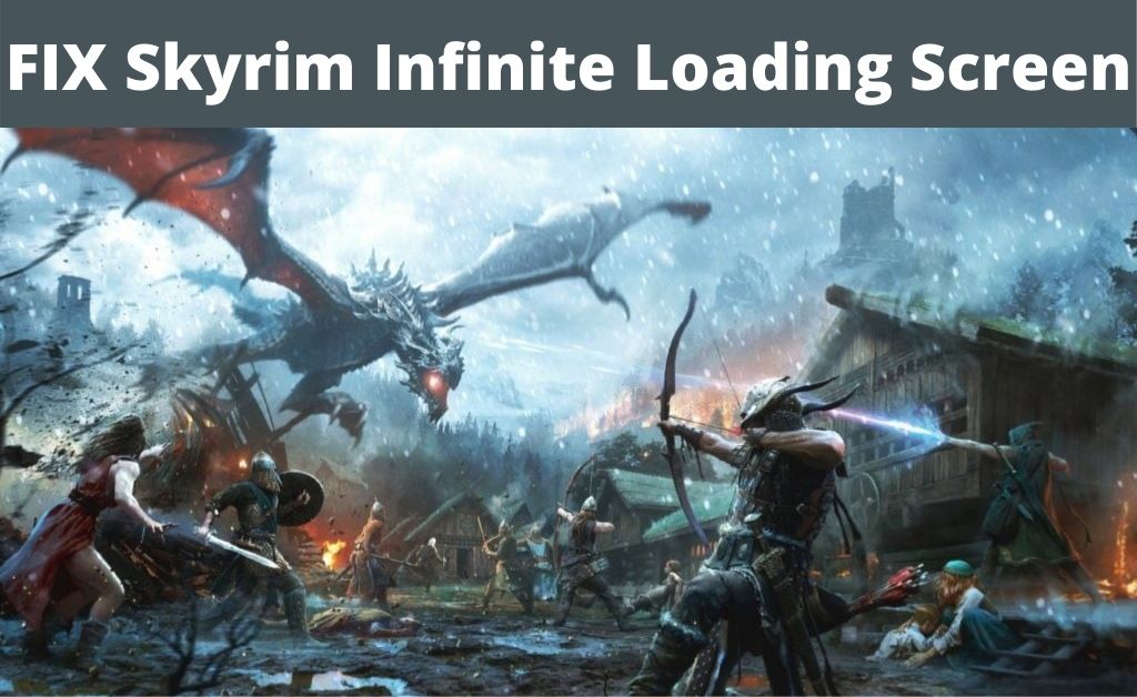 skyrim infinite loading screen