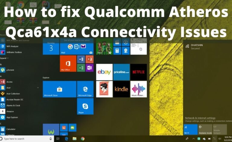 Qualcomm atheros qca61x4a wireless network adapter отключается windows 10